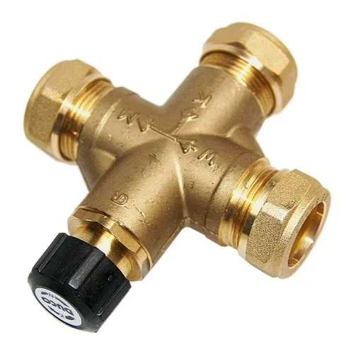 Verbrühschutz Mischventil 22mm Brauchwasser Mischer 30-70°C