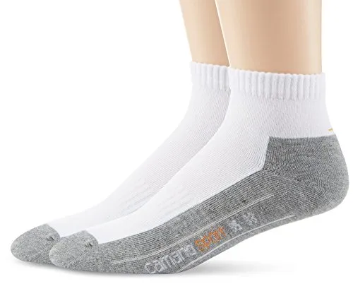 Camano Herren 5932 Sportsocken, Weiß (White 1), (Herstellergröße: 39/42) (2er Pack)