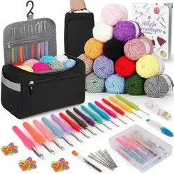 Coopay Häkelset 73tlg – Ergonomische Häkelnadeln & Tasche - Entdecke das Coopay Häkelset mit 73 Teilen: Ergonomische Häkelnadeln in 15 Farben und praktische Aufbewahrung. Perfekt für kreative Projekte, ob zu Hause oder unterwegs – ideal für Anfänger und als Geschenk!