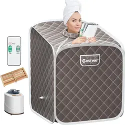 COSTWAY 2L Mini Dampfsauna