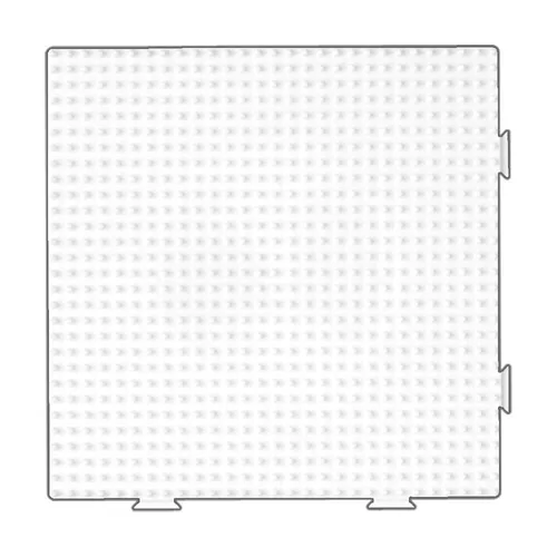 Hama Midi Bügelperlen Stiftplatte weiß 234 Quadrat groß