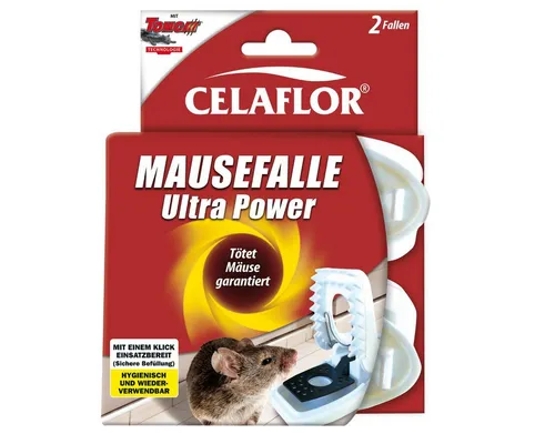 Celaflor Lebendfalle Mausefalle Ultra Power, 2 Stück