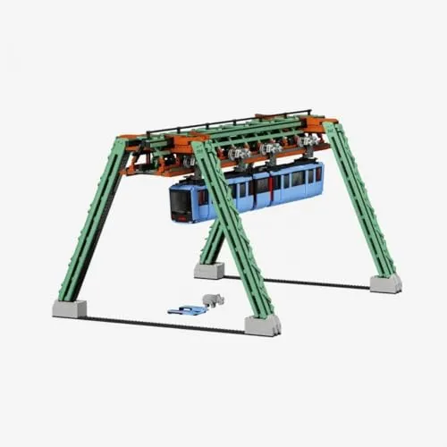BlueBrixx Pro 108474 – Wuppertaler Schwebebahn Baukasten