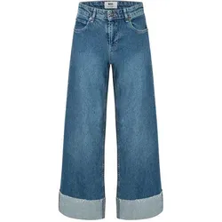 Mac Damen Jeans NEVADA Wide Fit darkblue (83), 36 - Damen Jeans in weit geschnittenem Fit, bequem und stylisch für den Alltag. Ideal für modebewusste Frauen, die Komfort und Trendbewusstsein schätzen.