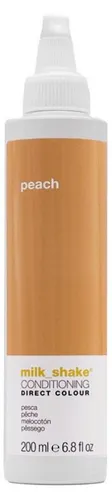 Milk Shake Conditioning Direct Colour Peach 200ml - Haarfärbemittel in pflegendem Zustand, bietet lebendige Farbnuancen und Pflege für die Haare, ideal für kreative Farbexperimente.