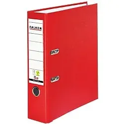 Falken PP-Color Ordner Breit DIN A4 80 mm Rot 2 Ringe Kunststoff