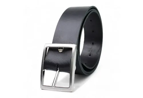 FRONHOFER Ledergürtel 19228 (1-St) 3,8 cm, Rindsleder, Jeansgürtel, kürzbar, silberne Schnalle