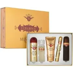 Cuba Royal Geschenkset für Herren – Elegantes Dufterlebnis - Entdecken Sie das Cuba Royal Geschenkset für Herren mit Eau de Toilette, Miniatur, Duschgel, Deodorant und Aftershave. Ideal für stilbewusste Männer, die einen bleibenden Eindruck hinterlassen möchten.