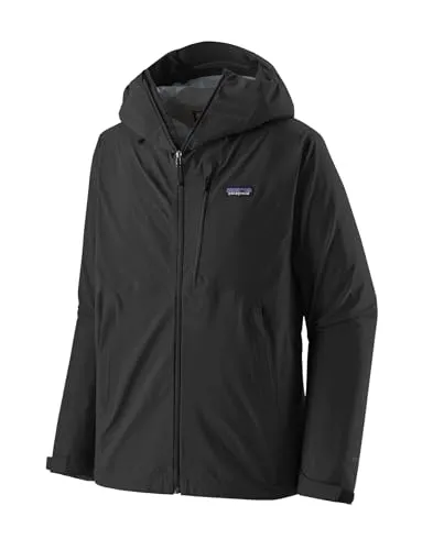 Patagonia Granite Crest Jacket - Regenjacke in Schwarz, Gr. L - Nachhaltige Funktionsjacke für Bergsport, wind- und wasserdicht mit Belüftungs-RV und Kapuze. Ideal zum Wandern und für Outdoor-Aktivitäten.