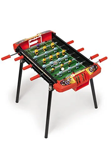 Chicos Tischkicker für Kinder | Klappbar mit Metallbeinen und Torzählwerk - Stabiler Tischkicker mit teleskopischen Spielstangen für sicheres Spielvergnügen. Ideal für Kinder ab 3 Jahren, fördert spielerisch Koordination und Teamgeist. Perfekt für Geburtstagsgeschenke und Familienabende.