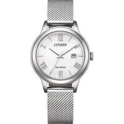 Citizen Quarzuhr Eco-Drive Damenarmbanduhr aus Edelstahl - Elegante Damenuhr mit Eco-Drive Technologie, die durch Sonnenlicht aufgeladen wird und somit nie einen Batteriewechsel benötigt.