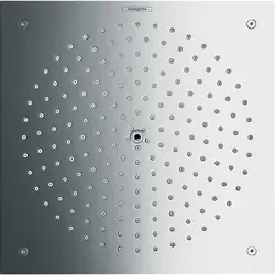 hansgrohe Raindance Air Kopfbrause 26472000 - Kopfbrause 260 x 260 mm für Deckeneinbau, mit innovativem RainAir Strahl für ein luxuriöses Duscherlebnis und einfache Reinigung durch abnehmbare Strahlscheibe.