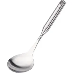 Fissler ESSENTIAL Löffel - Silber, 32x8x2 cm - Servierbesteck aus hochwertigem Edelstahl, rostfrei und langlebig für stilvolles Servieren.