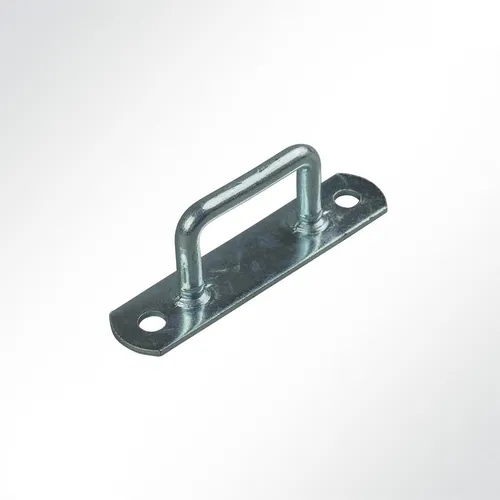 Lysel® Riemenkrampen, (BxHxL) 15x25x66mm in grau (10 Stück) von LYSEL