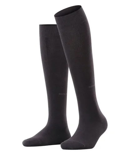 Esprit Kniestrümpfe Basic Pure Kniestrümpfe aus weichem Baumwollmix (1-Paar) aus weichem Baumwollmix