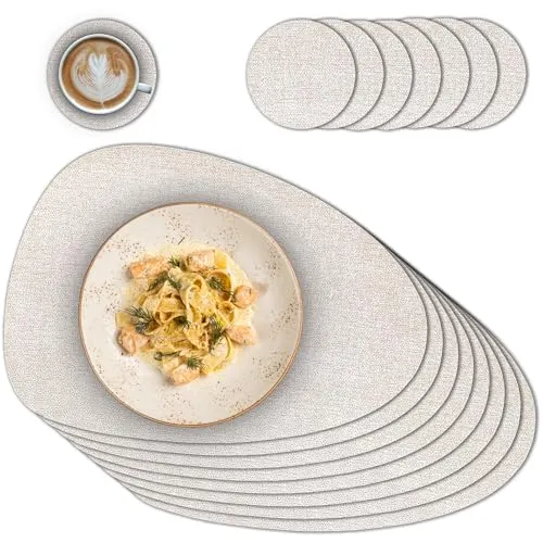 Tischsets Beige von matches21 HOME & HOBBY