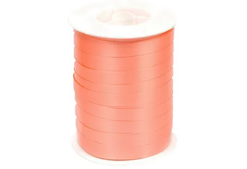 Star Dekoband, Geschenkband Ringelband 10mm x 250m Rolle Apricot