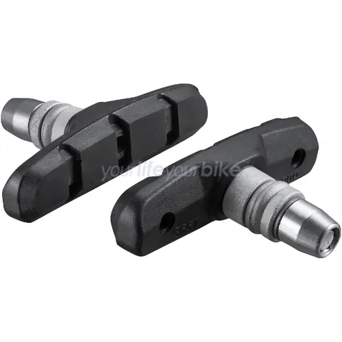 SHIMANO S65T BREMSSCHUHE V-BRAKE FELGENBREMSE ALUMINIUM FAHRRAD FELGE BREMSGUMMI