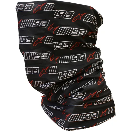 Alpinestars MM93 Neck Tube Halstuch Schlauchtuch Marc Márquez schwarz-weiß-rot