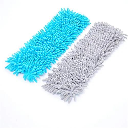 Ersatzbezug für Bodenwischer – Mikrofaser-Chenille für eine gründliche Reinigung. 2 x