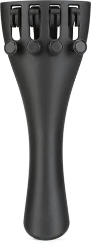 Wittner 918111P Violin Saitenhalter 4/4, Hi-Tech Kunststoff mit 4 Feinstimmern, ultraleicht; Palisanderfarben