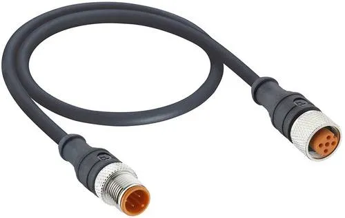 Lutronic 1097 M12 Sensor-Aktor-Anschlussleitung 1,50m - Kabel & Leitungen, 1,50m lange M12 Steckerleitung mit 5 Polen für zuverlässige Sensorverbindungen in industriellen Anwendungen.