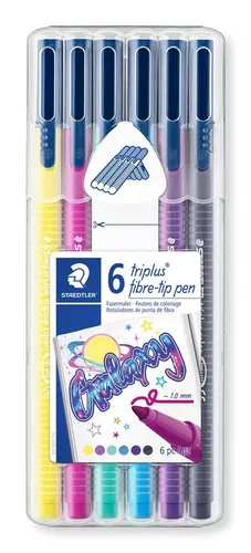 STAEDTLER Malstift Staedtler Fasermaler trip. galaxy 6St
