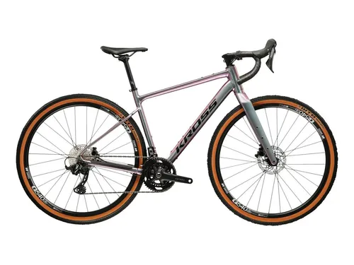 KROSS Gravelbike Esker 6.0 – 24 Gänge, Carbon-Gabel, 28 Zoll - Entdecke das KROSS Gravelbike Esker 6.0 mit 24 Gängen und einer leichten Carbon-Gabel. Ideal für Abenteuer auf Asphalt und im Gelände. Robust und stilvoll, für unvergessliche Fahrten!