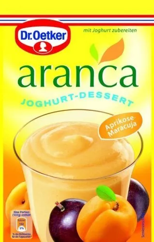 Produktbild Dr. Oetker Aranca Joghurt-Dessert Aprikose & Maracuja