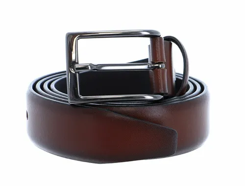 Lloyd Arthur Schaper Herren-Gürtel, braun (brandy) - Herren-Gürtel aus echtem Leder, leicht und schmal mit zeitlosem Design und anpassbarer Weite - ideal für stilbewusste Männer.