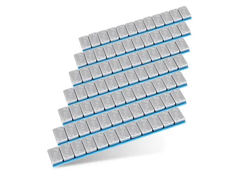 HASKYY Reifenmontagemaschine Klebegewichte Auswuchtgewichte 7x Riegel Silber12x5g Kleberiegel aus S