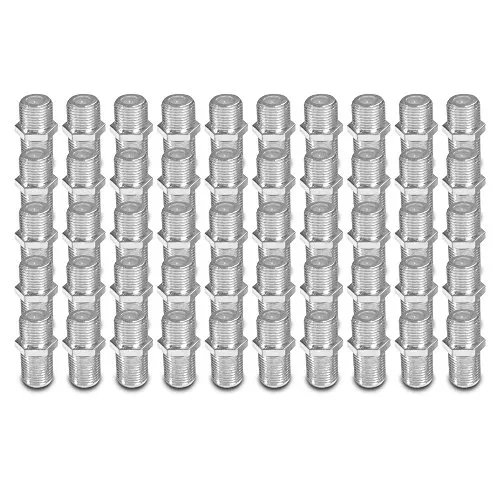 ARLI 50x F-Verbinder – F-Kupplung F-Buchse auf F-Buchse | Koaxial Kabelverbinder zur Verlängerung & Verbindung von SAT Antennenkabeln