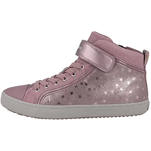 Geox Mädchen J Kalispera Girl I Sneakers, Dk Pink, 36 EU