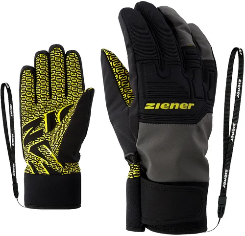 ZIENER GARIM AS Handschuh 2025 magnet - 11 - Handschuhe für Herren, ausgestattet mit rutschfester Innenhand aus AMARA und wasser- sowie winddichter ZIENER AQUASHIELD Membran für optimalen Wetterschutz.