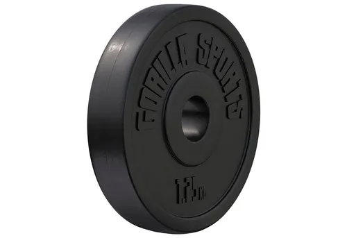 GORILLA SPORTS Hantelscheiben Einzeln/Set, 1,25 - 30kg, Gewichtsscheiben, 30mm Bohrung, Kunststoff