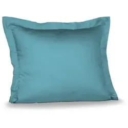 fleuresse Kissenbezug Satin 35 x 40 cm Blau, Grün Petrol