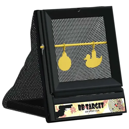 vidaXL Airsoft Ziel Schwarz 19 x 26 x 25 cm