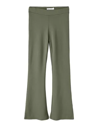 NAME IT Girl Hose Viskose Bootcut - Hosen für Mädchen, bequeme Bootcut-Hose aus weicher Viskosemischfaser mit elastischem Bund für optimalen Tragekomfort.