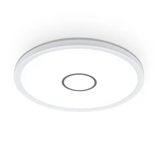 B.K.Licht LED Deckenleuchte, ultraflach und energieeffizient - Lampen für Innenräume, mit fest integriertem LED-Modul und 2400lm Lichtstrom, ideal für Wohnzimmer und Flur.