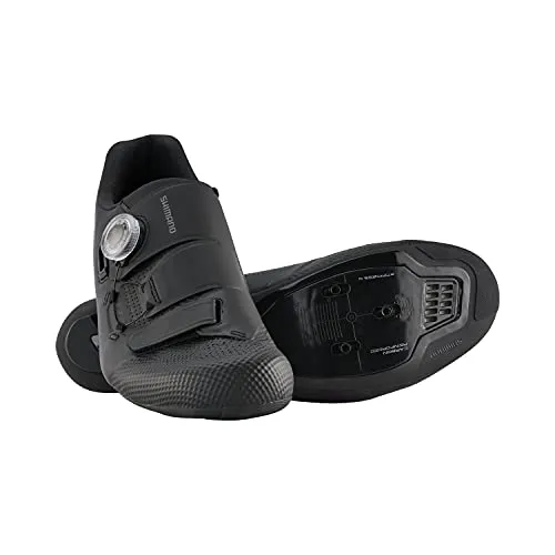 Shimano SH-RC5 Fahrradschuhe (39) (ESHRC502L) - Leichte und atmungsaktive Rennradschuhe für optimalen Komfort und Leistung auf langen Strecken.