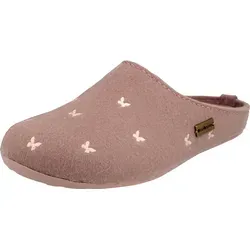 HAFLINGER Hausschuhe in Dunkelrosa von Haflinger