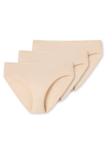 Schiesser Damen Slip Baumwolle Stretch Essentials Unterwäsche, Slip, Haut, 145425, 42