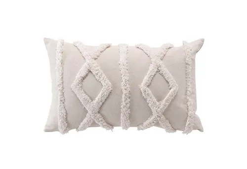 MEGA Möbel Dekokissen SAFIRA 3D Optik - Kissen in 3D Optik, braun, ideal für stilvolle Wohnräume und gemütliche Akzente.