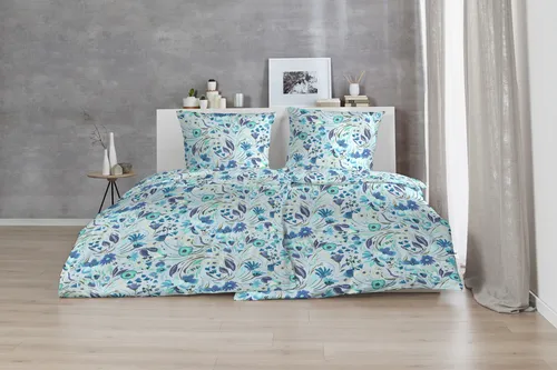 Bettwäsche Winter Biber Feinbiber Baumwolle 135x200 + 80x80 cm Größe: 2 teilig Design: 172124-035