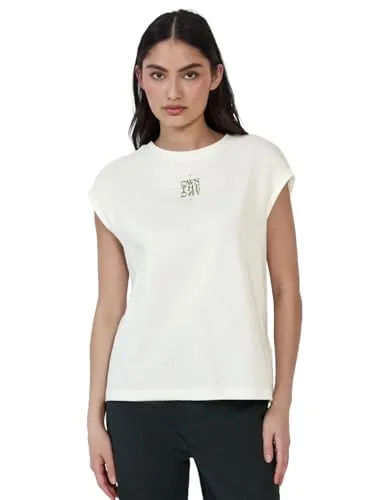 Damen Shirt mit Printdetail