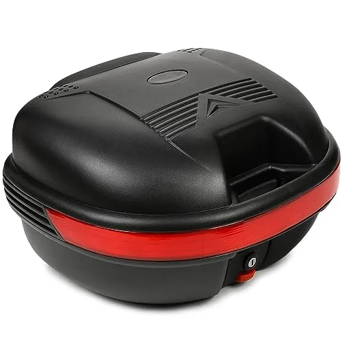 SEVICO Motorradkoffer Top-Case 31L - Topcase für Roller und Motorräder, bietet 31 Liter Stauraum für Helme und Zubehör – robust, wetterfest und einfach zu montieren.