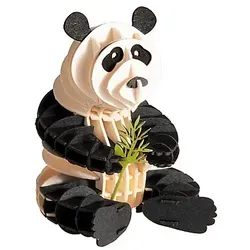 3D-Papiermodell Panda, 5 x 6,5 cm von Fridolin