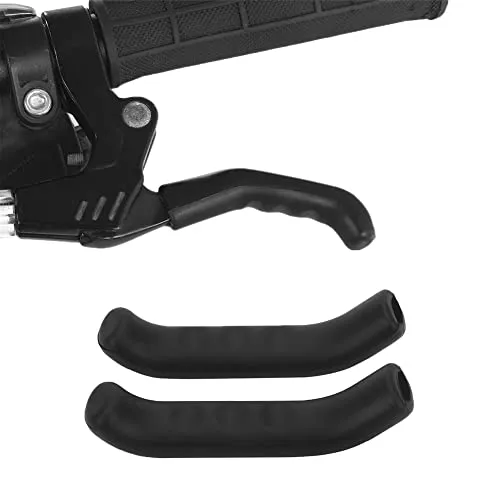 Dioche Bremshebelabdeckungen, rutschfeste Silikongriffe für Bremsen, Griffschutz für Mountainbikes, Rennräder, Universal-Stecker, für Rennrad, Mountainbike, Fahrrad (schwarz)