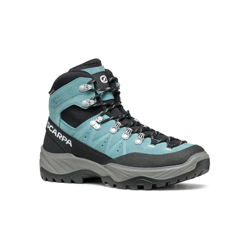 Scarpa Boreas GTX Wmn 38,5 - Hochwertige Wanderschuhe für Damen - Wanderschuhe mit GORE-TEX Membran für trockene Füße und optimalen Tragekomfort. Robustes Leder und Vibram-Gummilaufsohle bieten Grip und Langlebigkeit für Ihre Outdoor-Abenteuer.