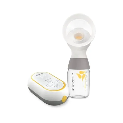 MEDELA Freestyle™ Mini Classic Elektrische Milchpumpe - Praktische, batteriebetriebene Einzelmilchpumpe für unterwegs. Klein und leistungsstark, ideal für die tägliche Nutzung und einfach zu transportieren.